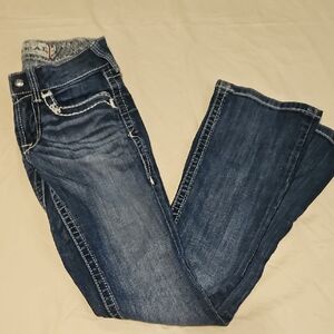 Ariat Women's Dark Blue Boot Cut Jeans